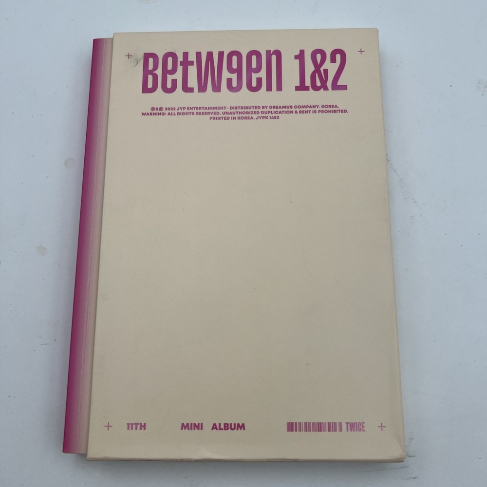 TWICE Between 1&2 - 11th‎ Mini Album, Version C6B Pink